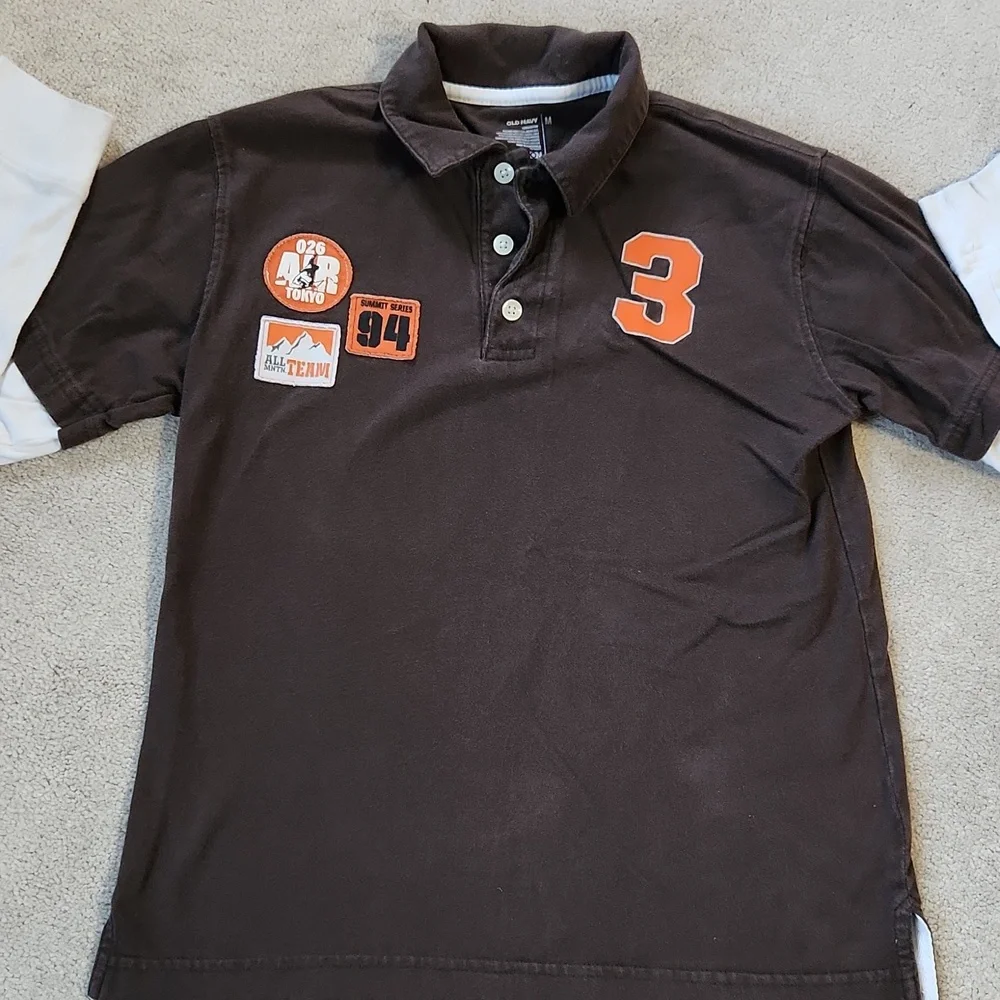 Vintage Old Navy Boys Rugby Medium